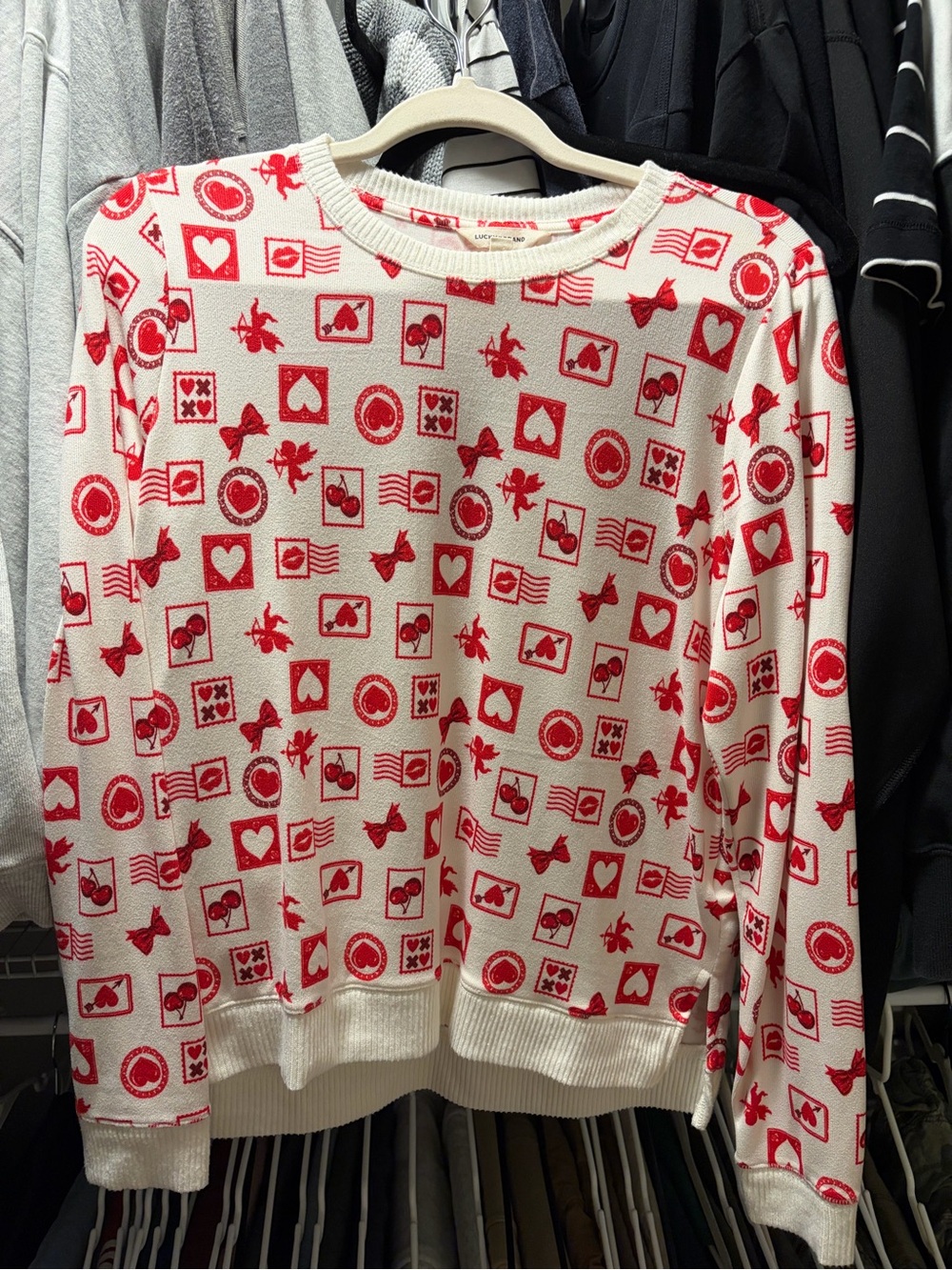 Lucky Brand Heart top